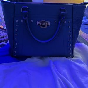 Beautiful studded weekender bag